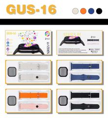 Σετ Smartwatch με 2 λουράκια - GUS-16 - 260202 - Orange