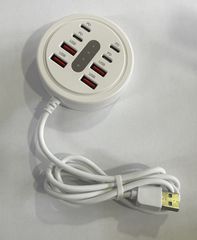 ΦΟΡΤΙΣΤΗΣ 8 θυρών (4 θύρες USB-A ΚΑΙ 4 θύρες USB-C/PD)