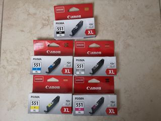 CANON Pixma 551 ΓΝΗΣΙΟ ΚΑΙΝΟΥΡΓΙΟ ΜΕΛΑΝΙ ΣΦΡΑΓΙΣΜΕΝΑ
