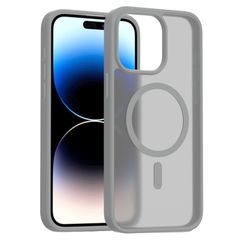 Θήκη Κινητού - Phone Case για Apple iPhone 15 Pro 6.7" Ημιδιάφανη Ματ Φιμέ Γκρι MagSafe Υβριδική TPU/PC Shockproof Anti-Scratch Αντιολισθητική Ανθεκτική με Προστασία Κάμερας ( Κωδ.1-CASE0100 )
