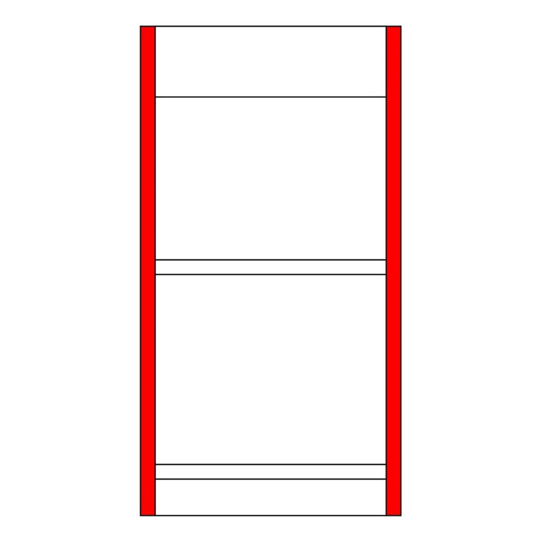 ΣΤΑΝΤ TYPE E+Y+V ΚΟΛΩΝΕΣ ΠΛΑΙΝΕΣ (ΖΕΥΓ 2ΤΕΜ.)