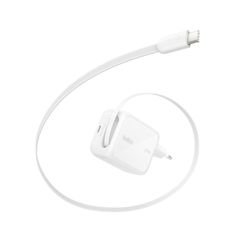 Belkin UltraCharge Φορτιστής GaN 67W με Καλώδιο USB-C White WCH022kqWH