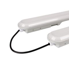 Led Στεγανό Γραμμικό Φωτιστικό Linkable με αισθητήρα 40W 120cm Ψυχρό Λευκό