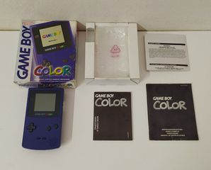 Nintendo Gameboy Color Grape CIB