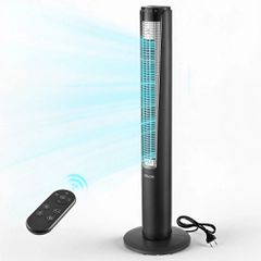 Ανεμιστήρας Πύργος με Περιστροφή 70° Vevor , 3 Ταχύτητες, 4 Λειτουργίες, Χρονοδιακόπτης 12 Ωρών, Μαύρος