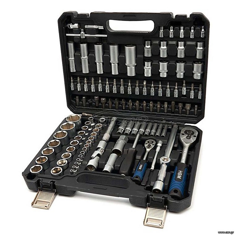 Σετ-Κιτ Εργαλείων 1/4″ 1/2″ 108Τμχ H134179 HBM MACHINES