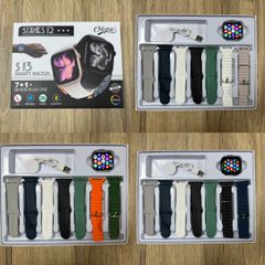Σετ Smartwatch με 7 λουράκια - S13 - 260318 - Grey
