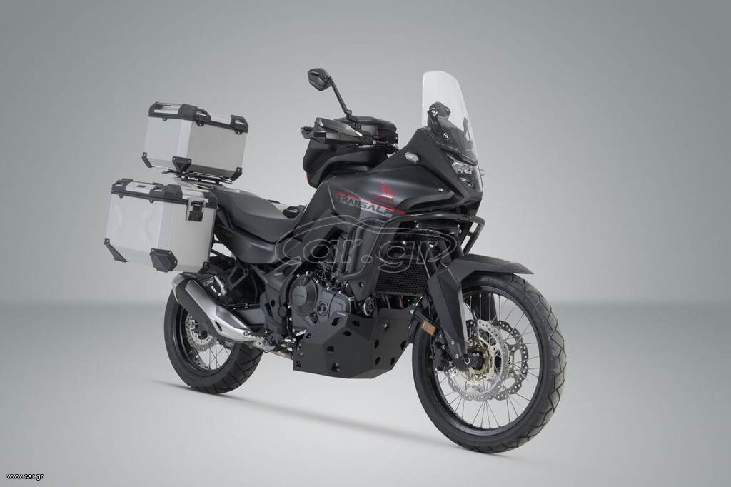 SW-MOTECH TOPCASE SET TRAX για HONDA XL750 Transalp (2022 – ) Ασημί