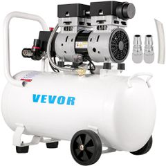 Αεροσυμπιεστής VEVOR 50L (11 Gal) – 1HP Αθόρυβος & Χωρίς Λάδι – 8 Bar / 750W