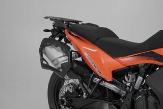 SW-MOTECH SIDECASE KIT TRAX 45/37 lt για KTM 790 Adv/R, 890 Adv/R – Μαύρο
