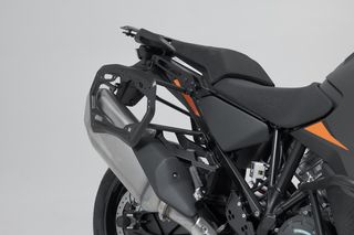 SW-MOTECH SIDECASE KIT TRAX 45/37 για KTM 1290 / 1390 Super Adventure (2021-) Μαύρο-thumb-1