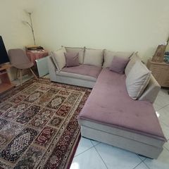 Καναπές γωνιακός 220 Χ 220 Χ 90 ύφασμα αδιάβροχο & αλέκιαστο