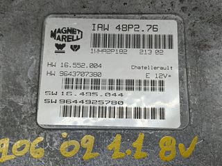 PEUGEOT 206 '02 1.1 8V (5Θ) ΕΓΚΕΦΑΛΟΣ SAGEM IAW 48P2.76 (ΑΠΟ ΚΙΝΗΤΗΡΑ HFX) (Κ)-thumb-4