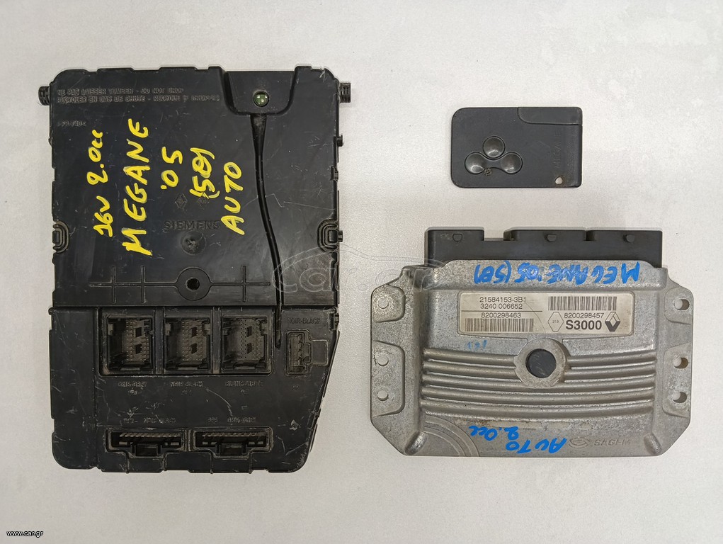 RENAULT MEGANE '05 2.0 16V AUTO (5Θ) ΕΓΚΕΦΑΛΟΣ SAGEM 8200298457 ( ΑΠΟ ΚΙΝΗΤΗΡΑ F4RC) (K)