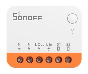 SONOFF smart διακόπτης MINIR4, 2 κανάλια, WiFi, 10A, λευκός