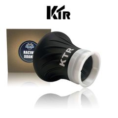 ΧΩΑΝΗ-ΒΕΝΤΟΥΡΙ RACING 3D ΓΙΑ ΜΑΜΑ ΣΩΜΑ INJECTION (44MM) HONDA ASTREA GRAND 110 FI (2013-2026) ΜΑΥΡΟ (KTR)