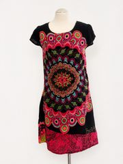 Desigual Πολύχρωμο Φόρεμα Mandala Boho – Size M