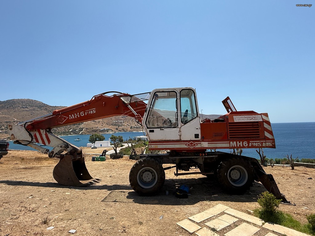 Εκσκαφέας Με Λάστιχα O & K 1991 pms mh6
