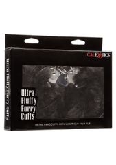 CalExotics Ultra Fluffy Furry Cuffs - Black-thumb-1