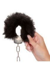 CalExotics Ultra Fluffy Furry Cuffs - Black-thumb-4