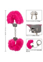 CalExotics Ultra Fluffy Furry Cuffs - Pink-thumb-2