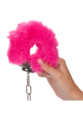 CalExotics Ultra Fluffy Furry Cuffs - Pink-thumb-4