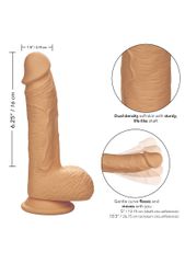 CalExotics Dual Density Silicone Studs 6.25”/16 - Light skin tone-thumb-2