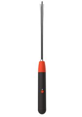 Taboom Bondage Essentials Electro Wand Whip - Black-thumb-4