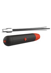 Taboom Bondage Essentials Electro Wand Whip - Black-thumb-3