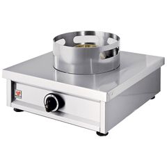 Εστία WOK Αερίου Επιτραπέζιο Μονό 44x44x16Cm NORTH - Καινούργιο.