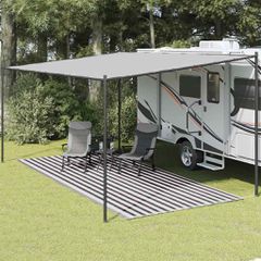 Χαλί Σκηνής Ανθρακί / Λευκό 250 x 500 εκ. 310825