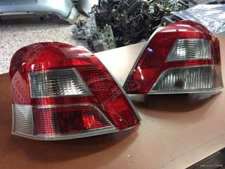 ΠΙΣΩ ΦΑΝΑΡΙΑ ΚΑΙΝΟΥΡΙΑ After Market ΓΙΑ TOYOTA YARIS 2009-2012 ME LED ΑΣΠΡΟ ΦΛΑΣ
