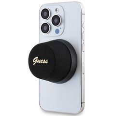 Guess Magnetic Script Metal Bluetooth speaker - black-thumb-4