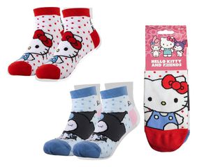 Sanrio Socks 2-Pack Hello Kitty Short 36-43