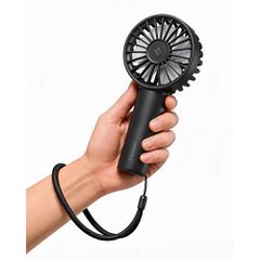 Spigen A905 Mini Portable Handheld Fan - Black-thumb-1