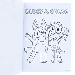 Bluey Colouring Book A4 & Sticker Set-thumb-2