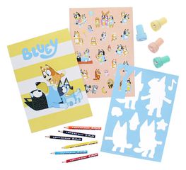 Bluey 14-Piece Creative Colouring Set-thumb-4