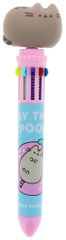 Pusheen Multi Colour Pen Spinny By The Pool Blue-thumb-3