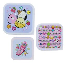 Squishmallows Snack Boxes 3-Pack