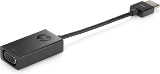 HP HDMI to VGA Cable Adapter VGA (D-Sub) HDMI Type A (Standard) Black