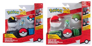Pokémon - Clip N Go Belt Set Squirtle or Bulbasaur / Toys