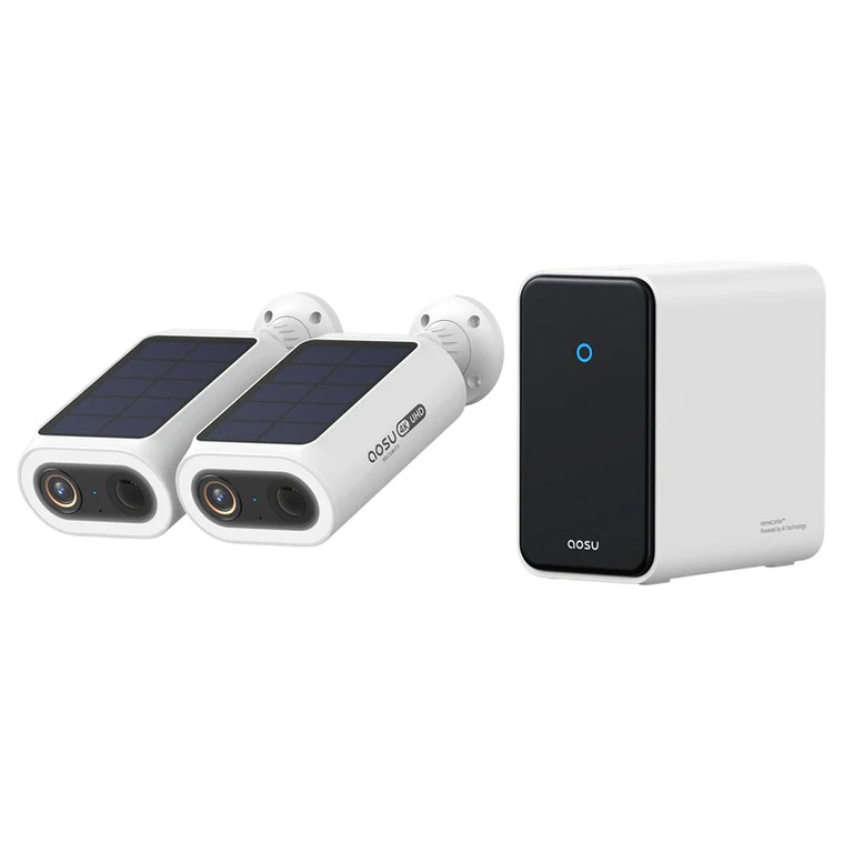 aosu 4K SolarCam P1 Max with aosuCortex System 2-Camera Kit / Electronics