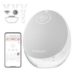 Momcozy M9 Breast pump with app control – Single set Gray-thumb-2