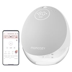 Momcozy M9 Breast pump with app control – Single set Gray-thumb-3