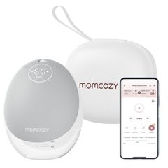 Momcozy M9 Breast pump with app control – Single set Gray