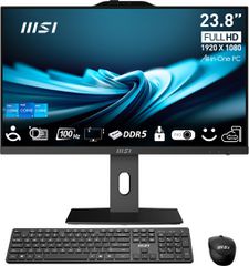 MSI Pro AP242P 14M-813EU Intel® Core™ i7 i7-14700 60.5 cm (23.8") 1920 x 1080 pixels All-in-One PC 16 GB DDR5-SDRAM 1 TB SSD NoOS Wi-Fi 6E (802.11ax) Black