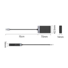 Orico CL4D-A3 USB-A 3.0 SD microSD CF MS 5 Gb/s Memory Card Reader - Black and Silver-thumb-3