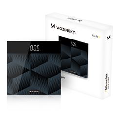 Wozinsky WAL-180 Bathroom Scale up to 180 kg Accurate - Black