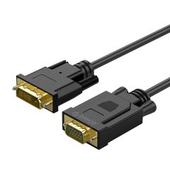 Orico XD-DITV cable DVI 24+1 VGA Full HD adapter 5 m - black