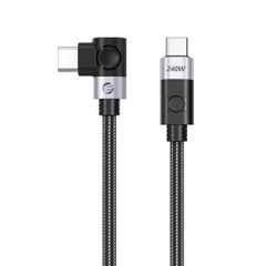 Orico CW240 USB-C to USB-C PD 240W 20Gb/s 0.5m Angled Cable - Black